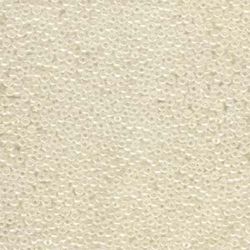 MIYUKI, Japanese Seed Beads, Round, 15/0, Ivory Pearl Ceylon