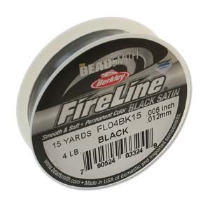Fireline, 4 LB, Black, 0,005 In/ 0,12mm