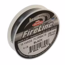 Fireline, 6 LB, Black, 0,006 In/ 0,15mm