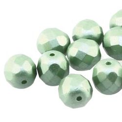 Tjeckiska Firepolish, 3mm, Pastel Olivine