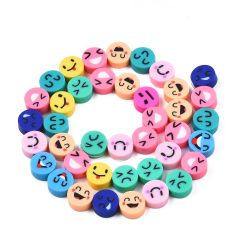 Polymerlerpärlor, Smileys, 40 Stycken