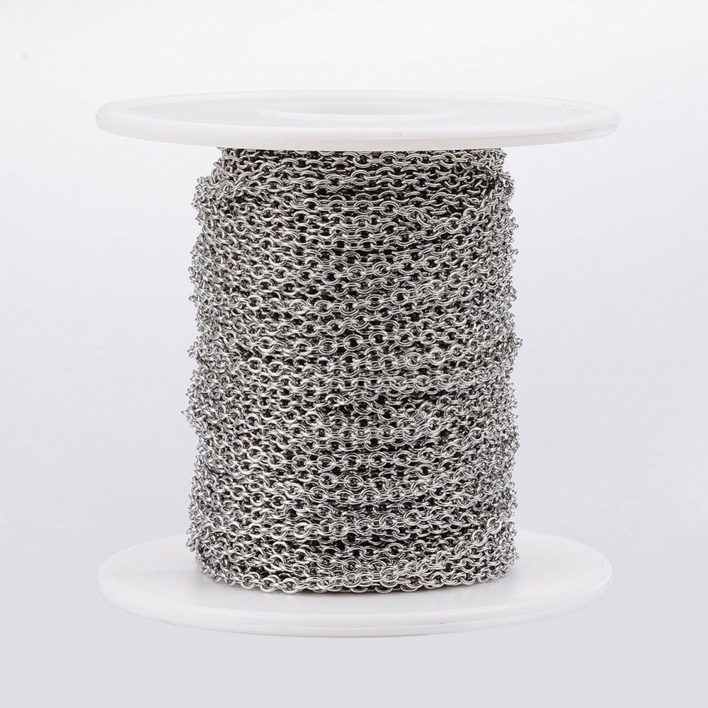 Kedja, Rostfritt stål, 2.5x2x0.5mm