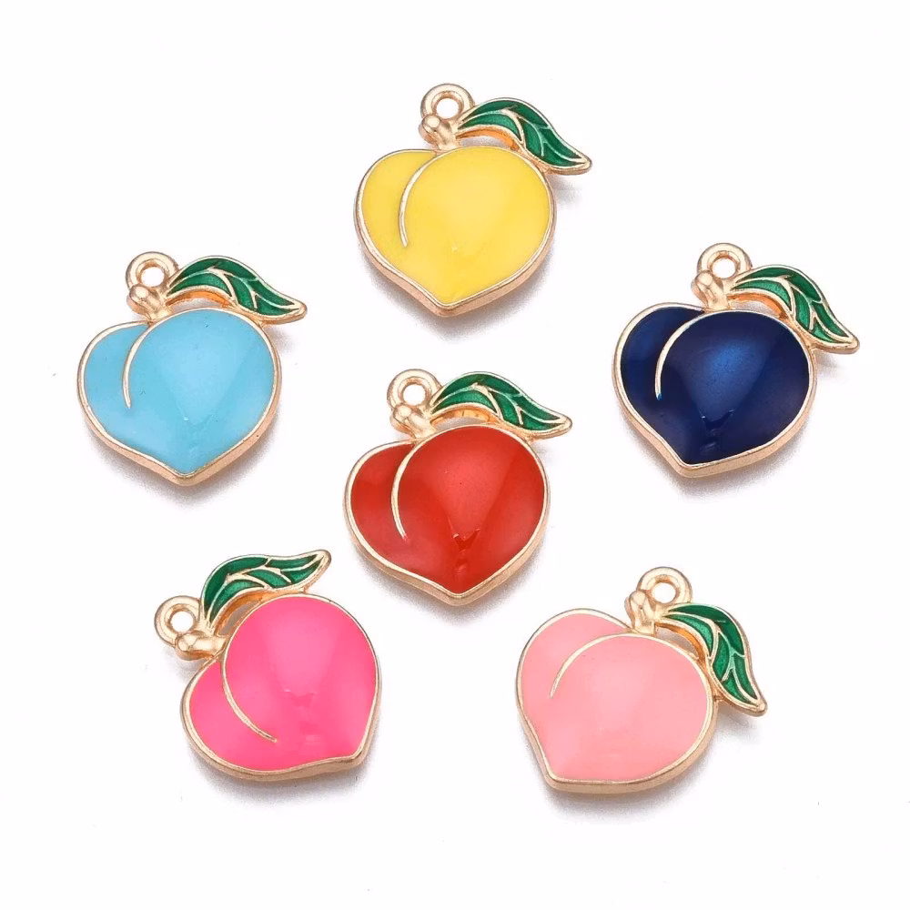 Peach/Persika, Blandade färger, 5st
