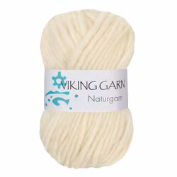 Naturgarn, 50g, Naturvit, 600