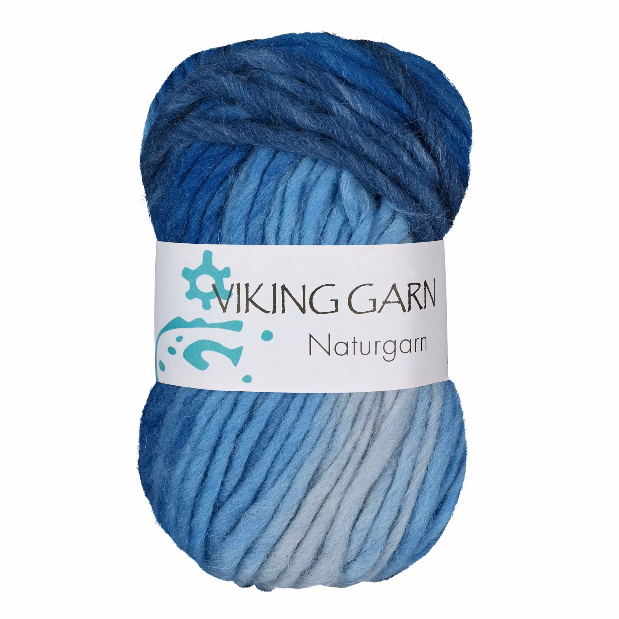 Naturgarn, 50g, Flerfärgad Blå, 623