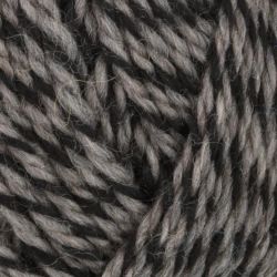 Garn Sportsragg, 50g, Grå/Svart, 540