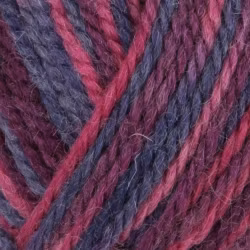 Garn Sportsragg, 50g, Flerfärgad Rosa/Blå, 566