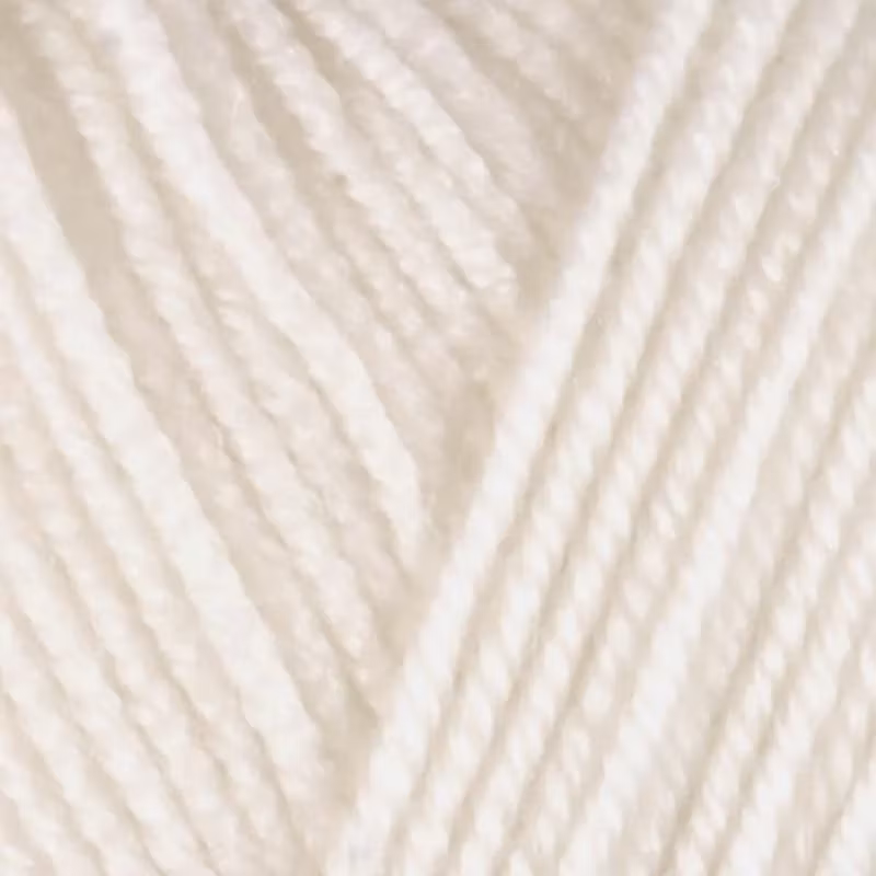 Garn Baby Merino, 50g, Vit, 200