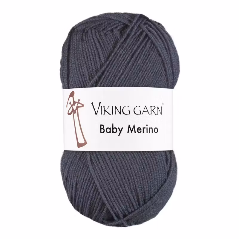Garn Baby Merino, 50g, Jeansblå, 227
