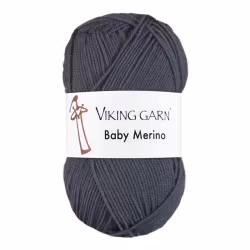 Garn Baby Merino, 50g, Jeansblå, 227