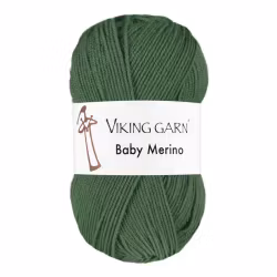 Garn Baby Merino, 50g, Grön, 234