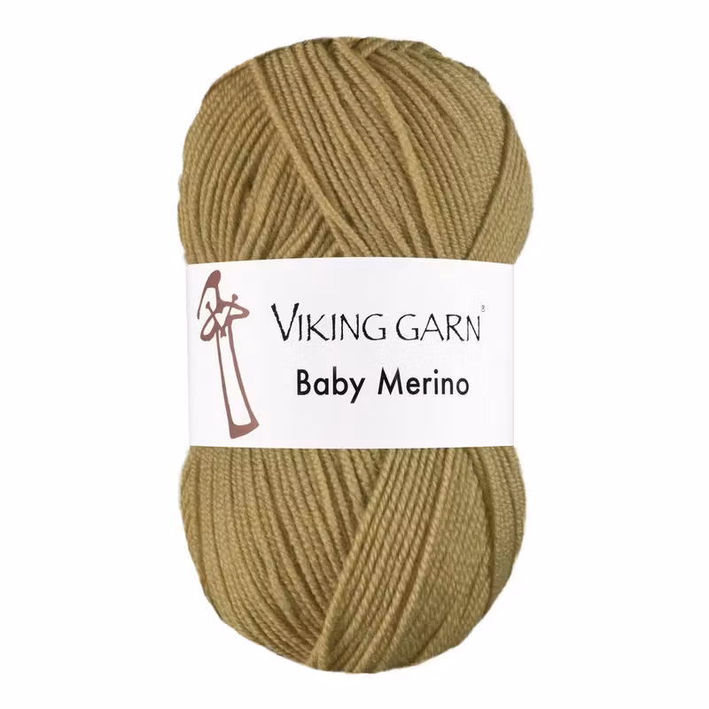 Garn Baby Merino, 50g, Khakigrön, 241