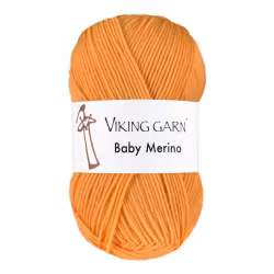 Garn Baby Merino, 50g, Gul, 245