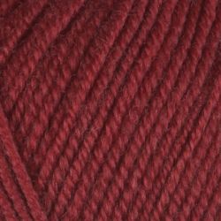 Garn Baby Merino, 50g, Mörkröd, 256