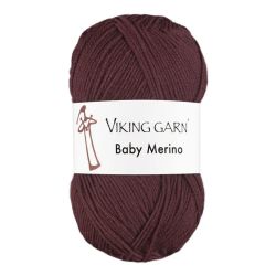 Garn Baby Merino, 50g, Mörk Burgunder, 272