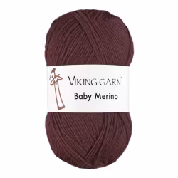 Garn Baby Merino, 50g, Mörk Burgunder, 272