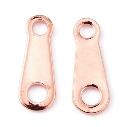 Chain Tabs, Roseguld, 10x4x0.5mm, 20st