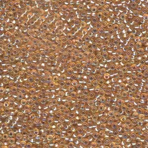 MIYUKI, Japanese Seed Beads, Round, 11/0, Silver Lined Gold AB
