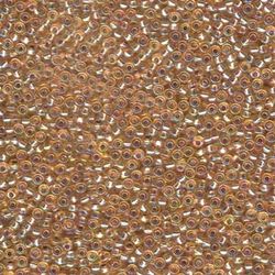 MIYUKI, Japanese Seed Beads, Round, 11/0, Silver Lined Gold AB