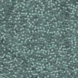 MIYUKI, Japanese Seed Beads, Round, 11/0, Emerald/Lined Light Grey