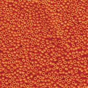 MIYUKI, Japanese Seed Beads, Round, 11/0, Special Dyed Harvest Orange
