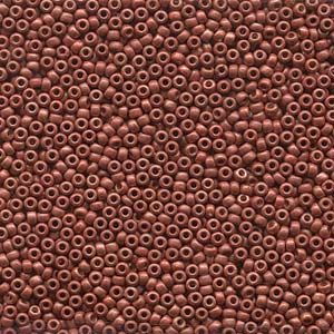 MIYUKI, Japanese Seed Beads, Round, 11/0, Duracoat Galvanized Matte Berry