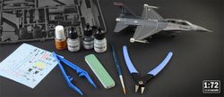 F-16 C/D Night Falcon, Complete Set For Modeling, 1/72