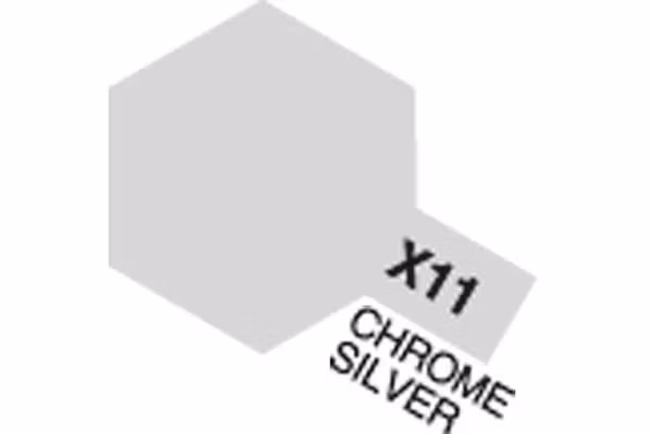 TAMIYA Acrylic Mini X-11 Chrome Silver (Gloss)