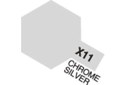 TAMIYA Acrylic Mini X-11 Chrome Silver (Gloss)