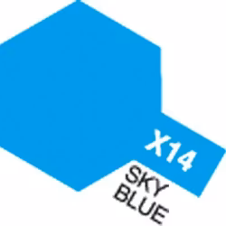 TAMIYA Acrylic Mini X-14 Sky Blue (Gloss)