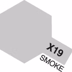 TAMIYA Acrylic Mini X-19 Smoke (Gloss)