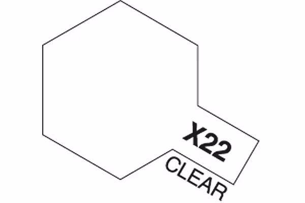 TAMIYA Acrylic Mini X-22 Clear (Gloss)