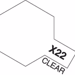 TAMIYA Acrylic Mini X-22 Clear (Gloss)
