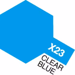 TAMIYA Acrylic Mini X-23 Clear Blue (Gloss)
