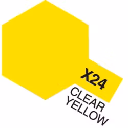 TAMIYA Acrylic Mini X-24 Clear Yellow (Gloss)