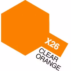TAMIYA Acrylic Mini X-26 Clear Orange (Gloss)