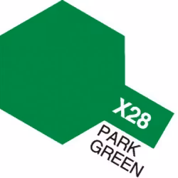 TAMIYA Acrylic Mini X-28 Park Green (Gloss)