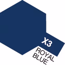 TAMIYA Acrylic Mini X-3 Royal Blue (Gloss)