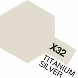 TAMIYA Acrylic Mini X-32 Titanium Silver (Gloss)