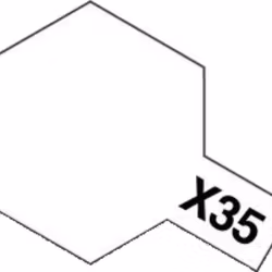 TAMIYA Acrylic Mini X-35 Semi Gloss Clear (Semi Gloss)