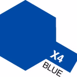 TAMIYA Acrylic Mini X-4 Blue (Gloss)