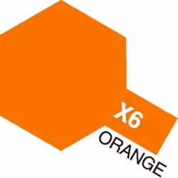TAMIYA Acrylic Mini X-6 Orange (Gloss)