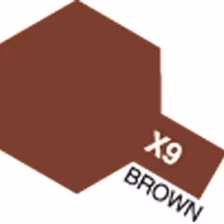 TAMIYA Acrylic Mini X-9 Brown (Gloss)