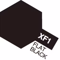 TAMIYA Acrylic Mini XF-1 Flat Black (Flat)