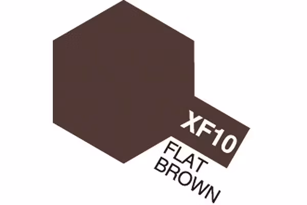 TAMIYA Acrylic Mini XF-10 Flat Brown (Flat)