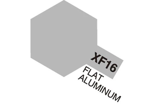 TAMIYA Acrylic Mini XF-16 Flat Aluminum (Flat)