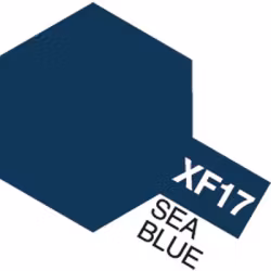 TAMIYA Acrylic Mini XF-17 Sea Blue (Flat)