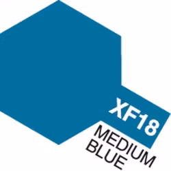 TAMIYA Acrylic Mini XF-18 Medium Blue (Flat)
