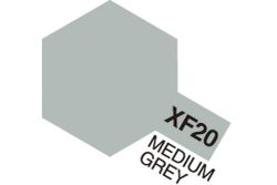 TAMIYA Acrylic Mini XF-20 Medium Grey (Flat)