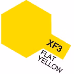 TAMIYA Acrylic Mini XF-3 Flat Yellow (Flat)